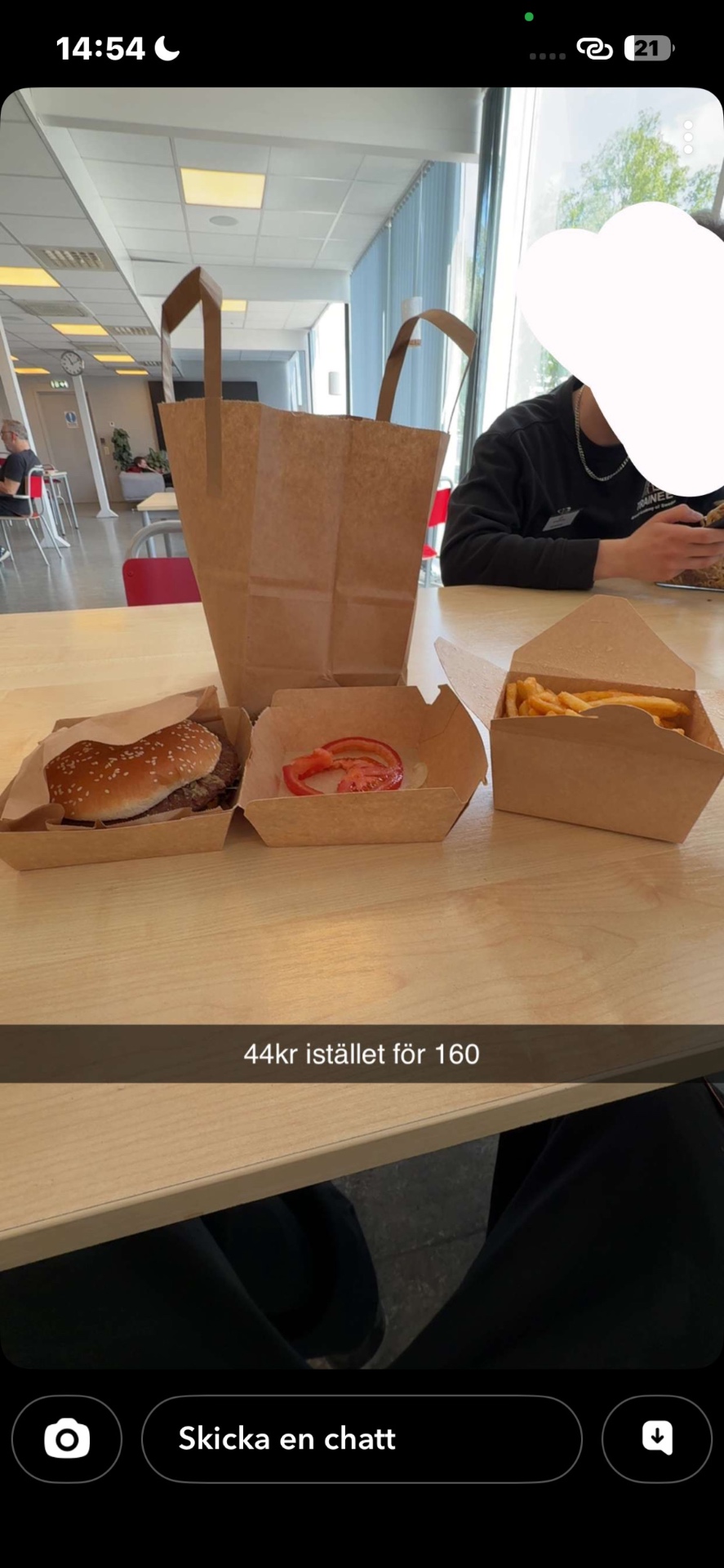 Burgare via Foodora rabattkod – 45 kr istället för 160 kr