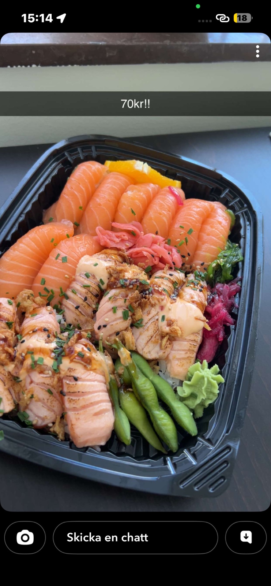 Sushi via Foodora rabattkod – 70 kr